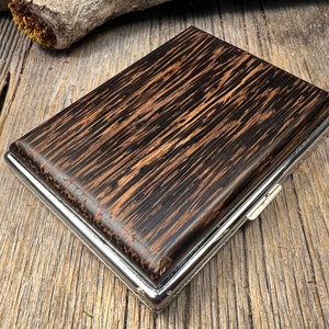 Holzart, aus Holz, Business / Kreditkarte, Geldbörse, Zigarettenetui: AAAAA Instrument grade Black Palm