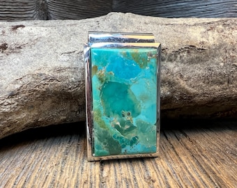 Money clip/ Bill fold: AAAAA Gallery grade Arizona Turquoise