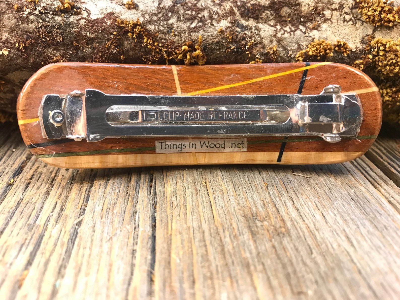 Wood/ Wooden Hair Barrette Australian Lace wood Etsy