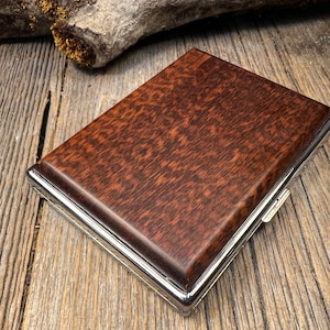 Holz / Holz, Business / Kreditkarte, Geldbörse, Heilkräuter / Zigarettenetui: AAAAA Instrument grade Surinam Schlangenholz
