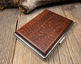 Wood/ Wooden ,Business/ Credit card,Wallet, Medicinal Herb/ Cigarette Case: AAAAA Instrument grade Surinam Snakewood