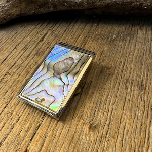 Geldklammer: AAAA Gallery Grade Grün Blau Paua Abalone