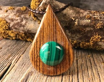 Fine Wood/Wooden pendant necklace
