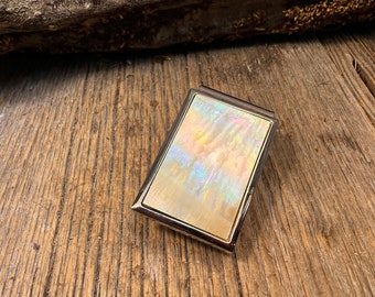 Money Clip: AAAAA Gallery grade Gold Mother of Pearl