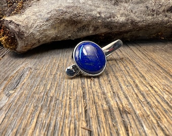 Tie Clip: AAAAA Gallery grade Afghany Lapis Lazuli, 20 mm