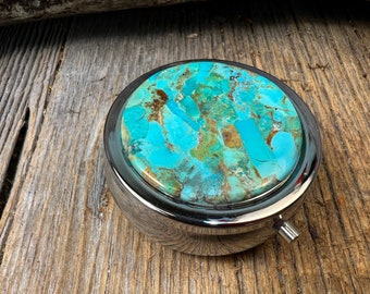 Arizona Turquoise, Pill box/ Keepsake container