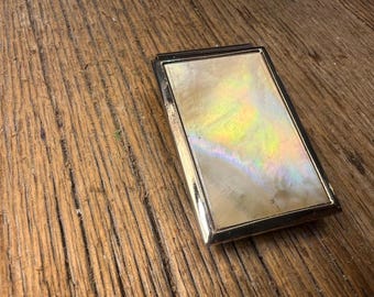 Money Clip: AAAAA Gallery grade Gold Mother of Pearl