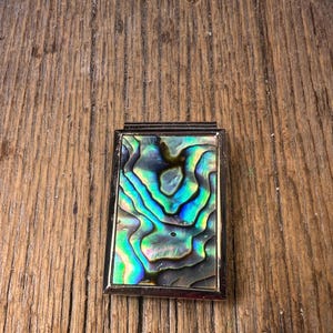 Money clip: AAAA Gallery Grade Green Blue Paua Abalone