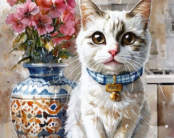 Katzenliebhaber Kunst digitaler Download