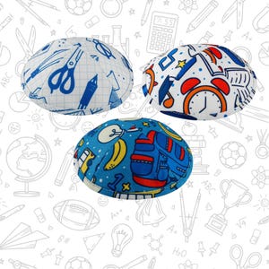 Kids’ Kippah – High-Quality 18cm/19cm Yarmulke, Perfect for Upsherin & Bar Mitzvah Gifts