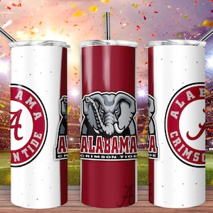 Alabama Tumbler, 20oz Skinny Tumbler Wrap Design Sublimation, 20oz Template Straight Tumbler Wrap,Instant Download, PNG