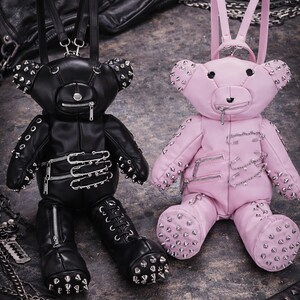 Goth Bear Backpack - Etsy display picture 2
