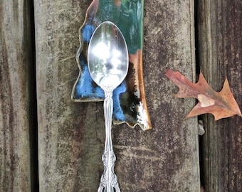 Mississippi Pottery Spoon Rest FREE SHIP!