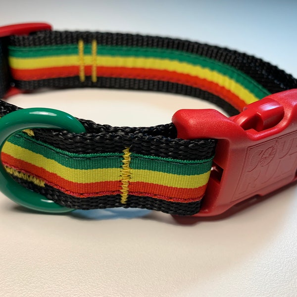 Rasta Dog Collar Etsy