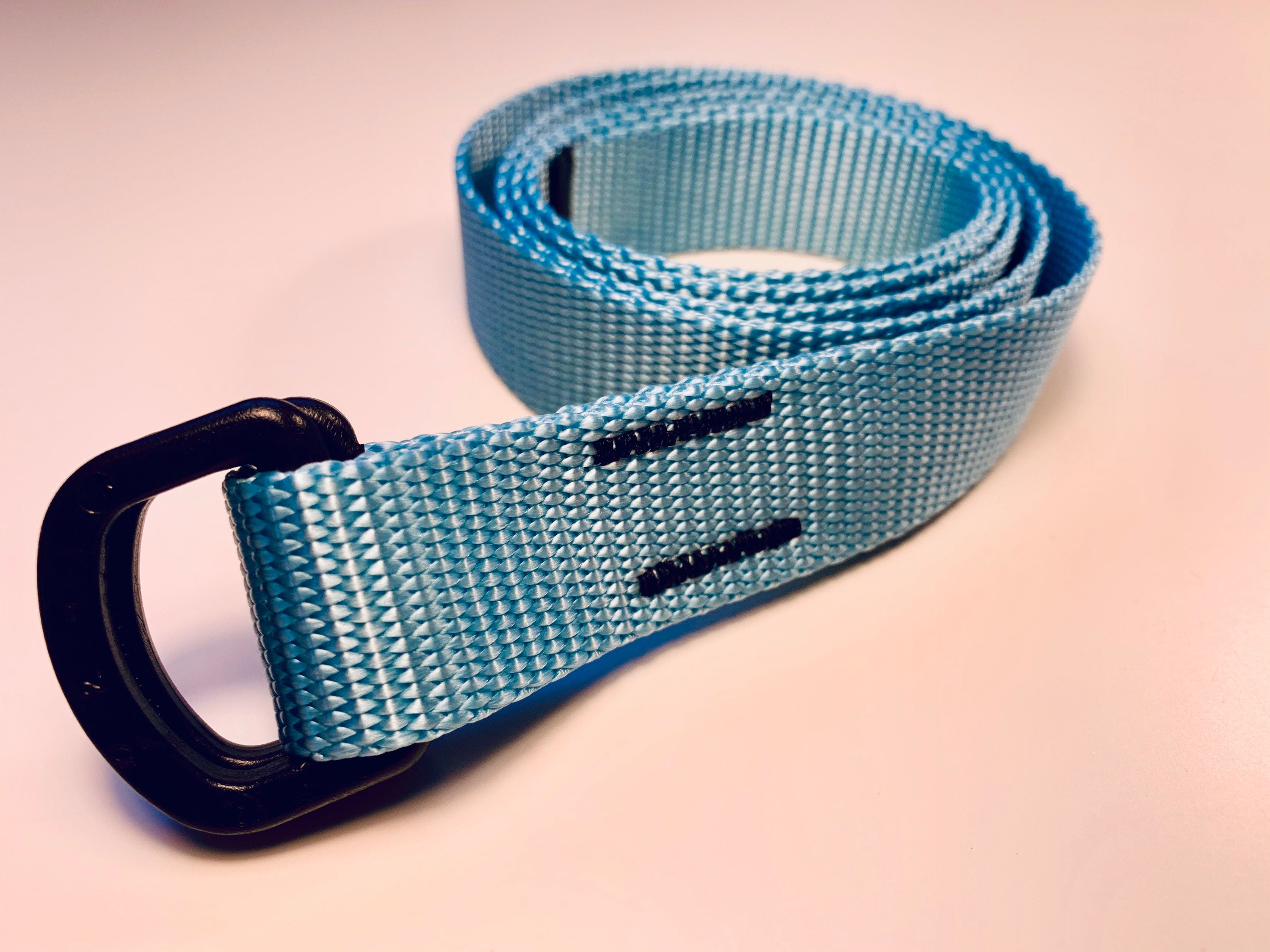 Soulrun Skinny Nylon Webbing Belt Light 