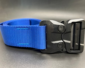 GT Cobra Buckle Belt-Blue with Black Buckle