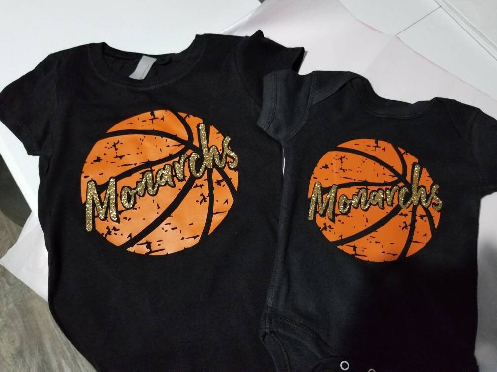 Girls Basketball Shirt Little Sister Biggest Fan Basketball Etsy