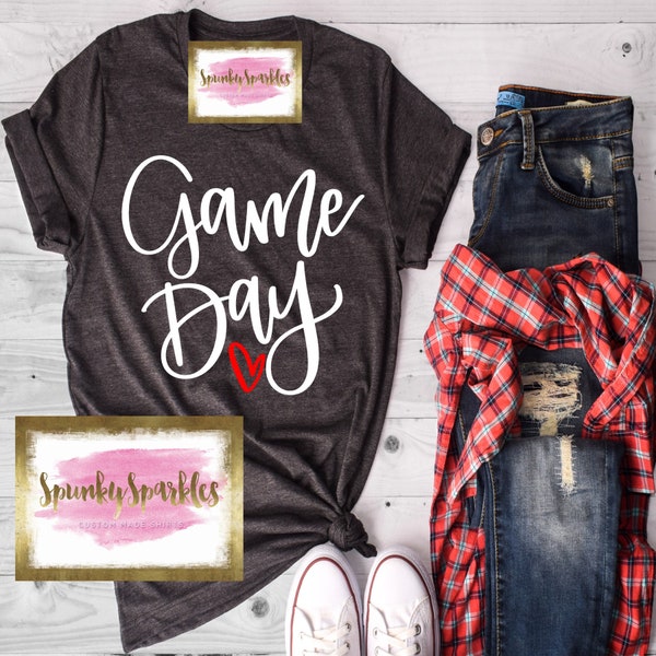 Game Day Mom Shirt, Sports Tee, Custom Colors
