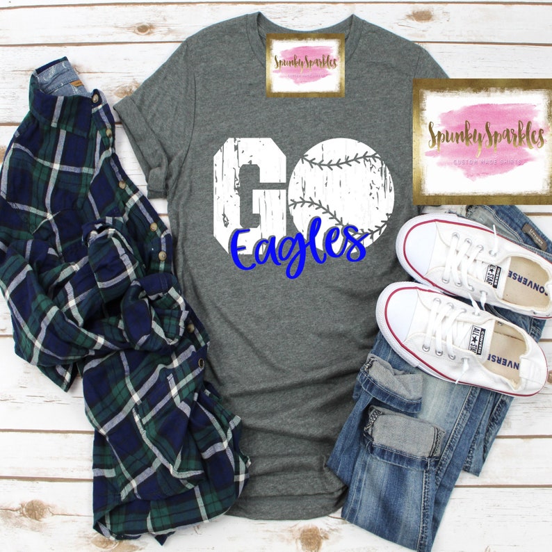 Go Team Baseball Shirt Baseball Mom Shirts Baseball Tank Etsy