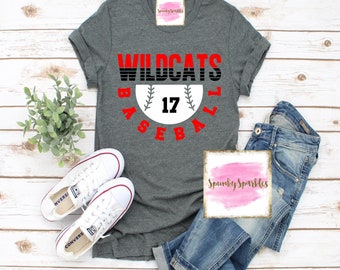 Personalized Baseball Shirt, Baseball Mom, Custom Team Apparel, Baseball Jerseys, Mascot T-Shirt, Game Day, Baseball Fan, Unique Gift, Dad