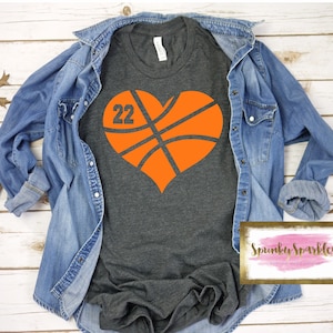 Basketball Mom Shirt, Basketball Mom, Basketball Tshirts, Basketball Heart Shirt, Basketball Gift, Basketball Sister, Plus Size, Spirit Wear