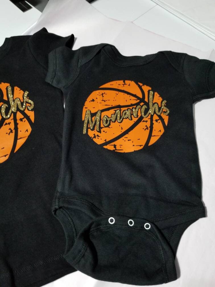 Girls Basketball Shirt Little Sister Biggest Fan Basketball Etsy