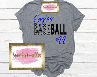 Personalized Baseball Mom Shirt, Team Fan Apparel