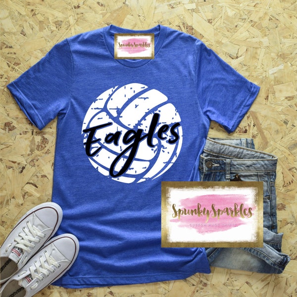 Volleyball Shirt, Custom Volleyball Shirt, Volleyball Mom Shirt, Personalized T-Shirt, School Volleyball Shirt, Volleyball Tank, Spirit Wear