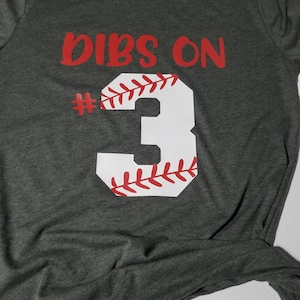 Dibs on Baseball Shirt, Baseball Mom Shirt, Baseball Fan Shirt, Favorite Player Shirt, Baseball Laces, Game Day, Baseball Tank Top, Handmade