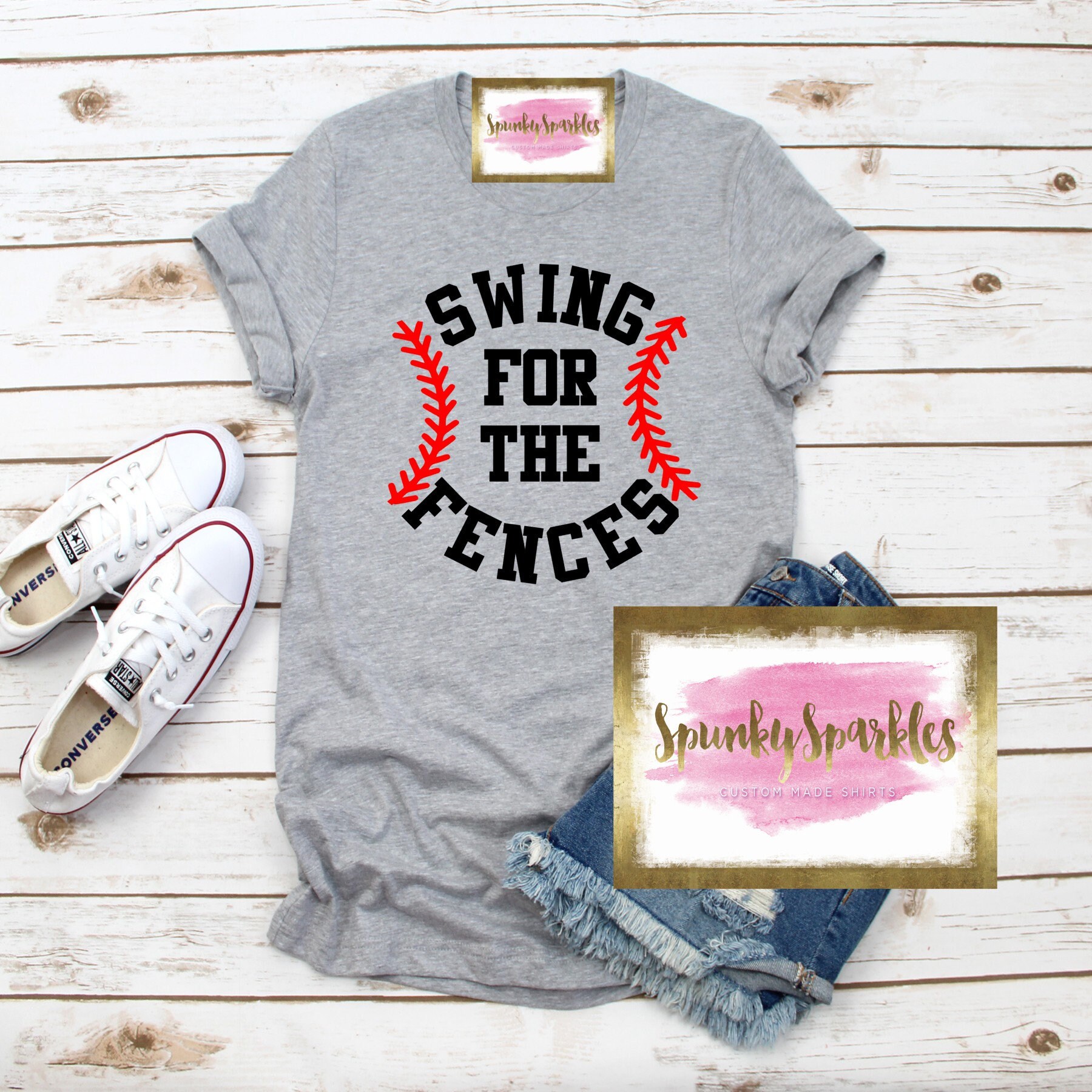 Swing For The Fences Baseball T-Shirt Swing For The Fences Baseball T-Shirt