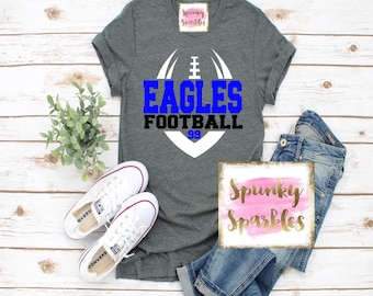 Football Shirt, Football Mom Shirt, Custom Football T-Shirt, Football Dad, Football Sweatshirt, Football Season, Spirit Shirt, Vintage