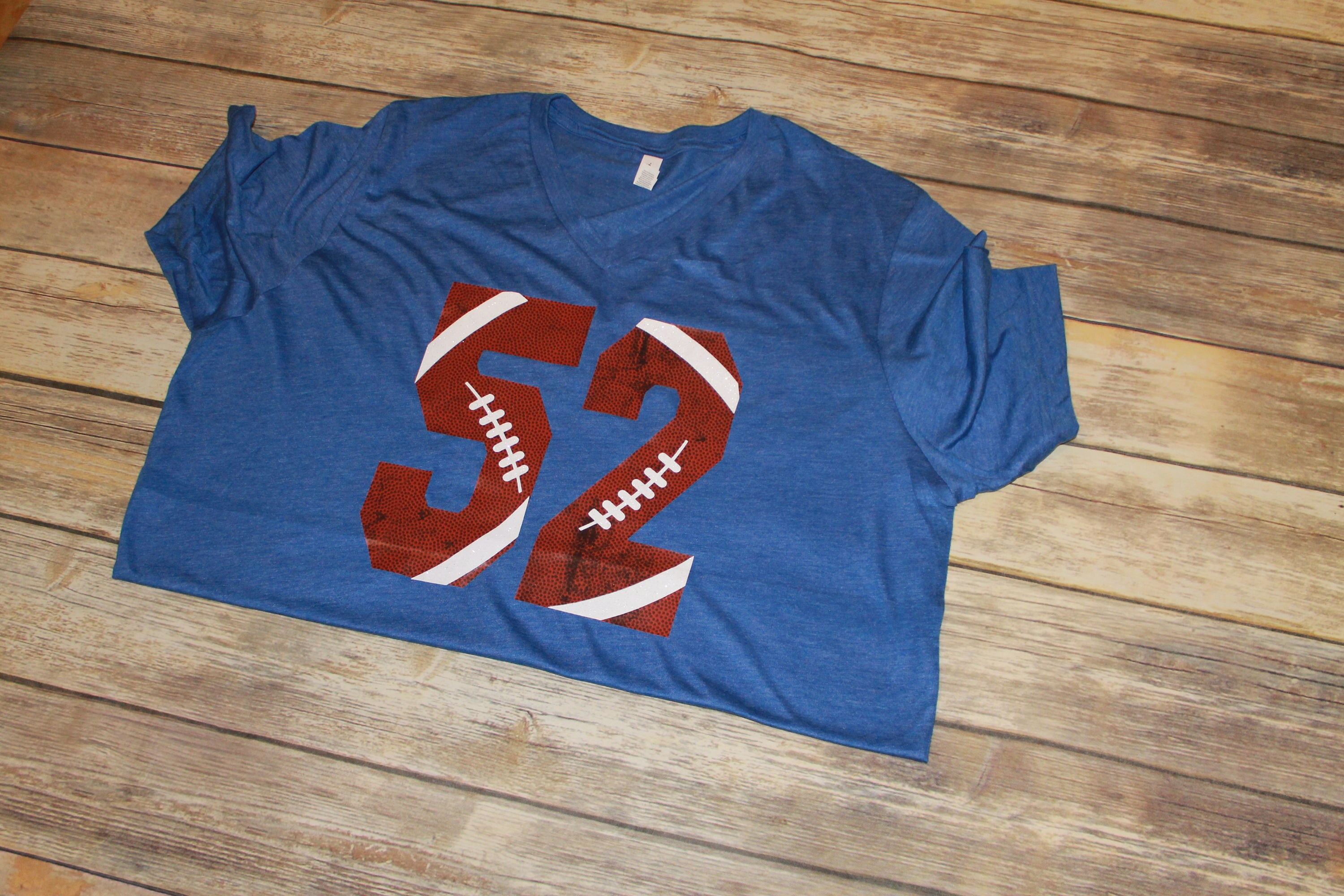 Football Number Shirt Custom Football Shirt Football Season Etsy