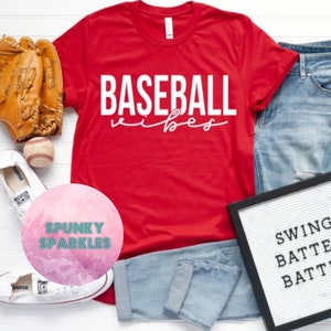 Baseball Vibes Shirt, Baseball Mom Shirts, Baseball Grandma Shirt, Baseball T-Shirt, Baseball Tank, Game Day Shirts, Gift For Her, Plus Size