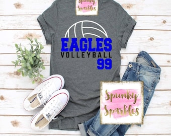 Volleyball Shirt, Volleyball Mom Shirts, Womens Shirt, Personalized Shirt, Volleyball Fan Shirt, Mascot Shirt, Volleyball Tank, Gift for her