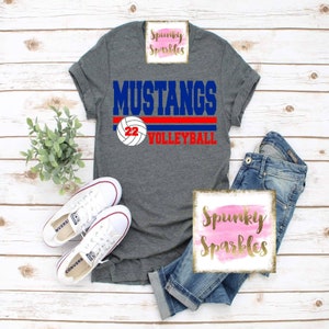 Volleyball Season Graphic Tee, Volleyball Player T-Shirt, Volleyball Mom, Custom Team Number Tee, Personalized Volleyball Shirt