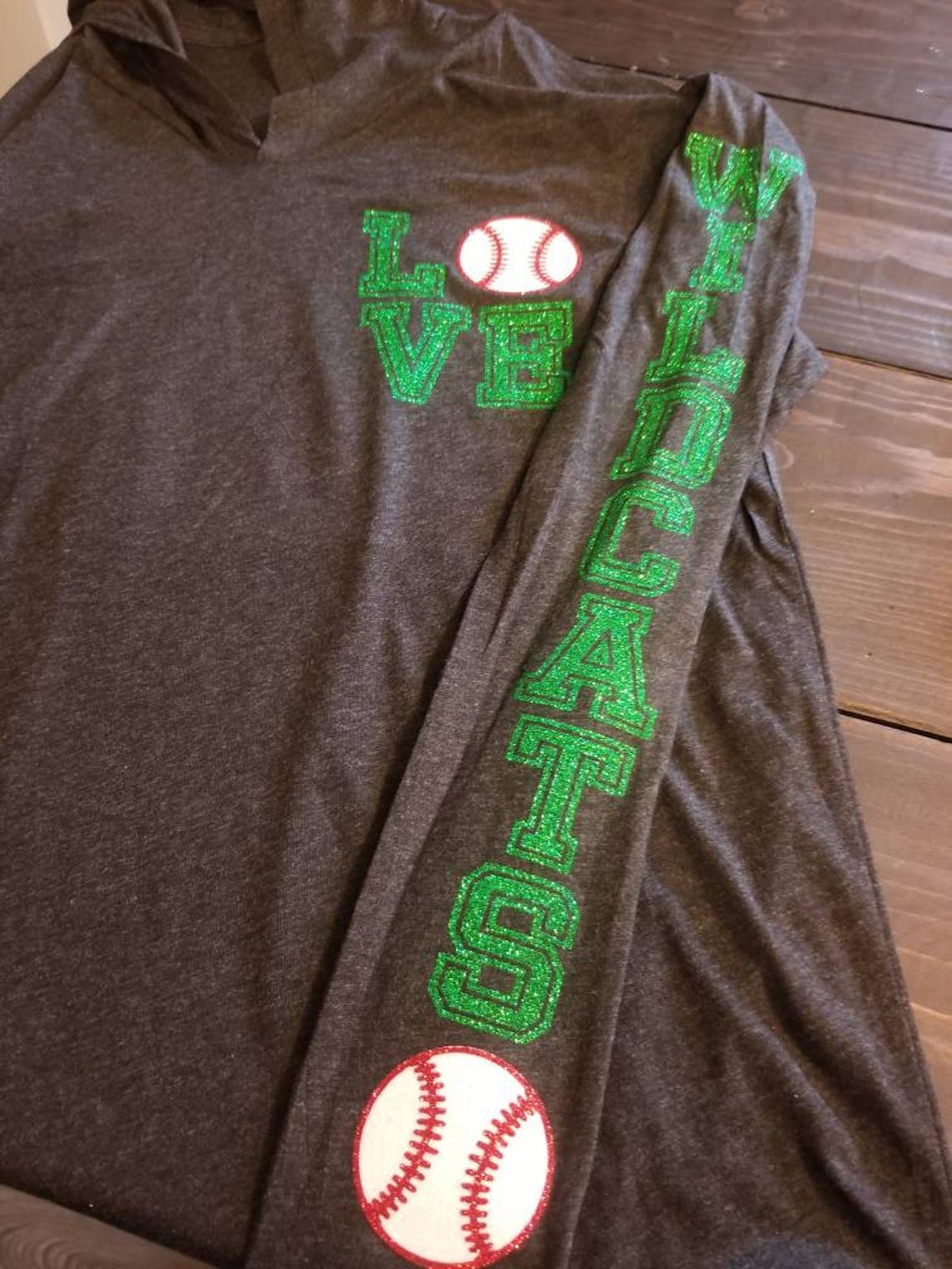 Personalized Baseball Hoodie Baseball Mom Shirt Baseball Etsy