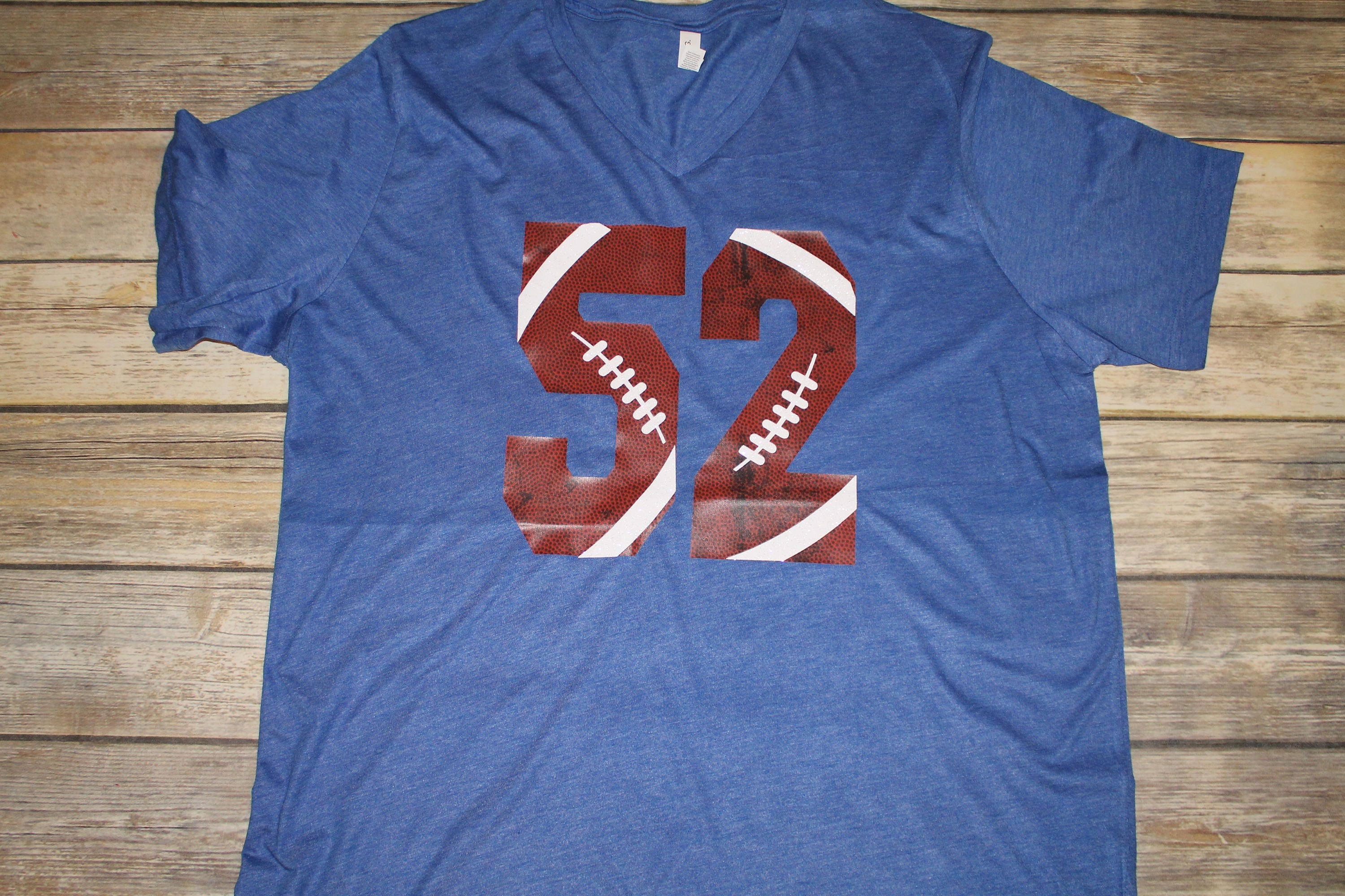 Football Number Shirt Custom Football Shirt Football Season Etsy