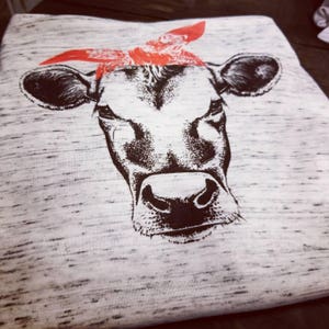 plus size cow shirt