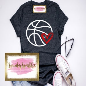 Basketball Mom Shirts, Basketball Love T-Shirt, Basketball Grandma, Basketball Hoodie, Basketball Fan Shirts, Personalized Shirt, Mom Gifts
