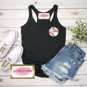 Baseball Mom Shirt, Baseball Tank, Personalized Baseball Shirt, Baseball, Game Day, Custom Baseball Tank, Baseball Girlfriend, Gift for Mom