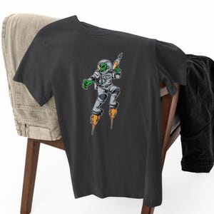 Unisex Short Sleeve T-Shirt for Space Lovers, Astronaut Graphic Tee, Gift for Astronomers, Cute Space Shirt, Perfect for Astronaut SPD1099