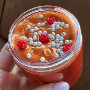 Enchanted Rose Glossy Slime, metallic