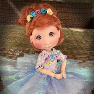 Handmade Art Doll, Full Set BJD Custom Dolls, OOAK Ball Jointed Decorative Interior Decor, Unique Shelf Sitter, Artistic Boudoir Dolly Gift