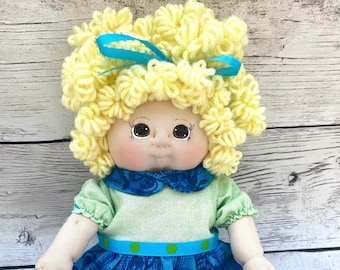 Jan Shackelford Ooak Handmade Soft Sculpture Doll. Rare and