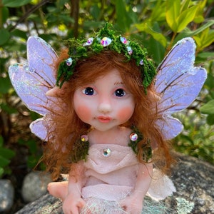 Whimsical Fairy Figurines for Indoor Garden, Miniature Fairies for Fantasy Decor image 1