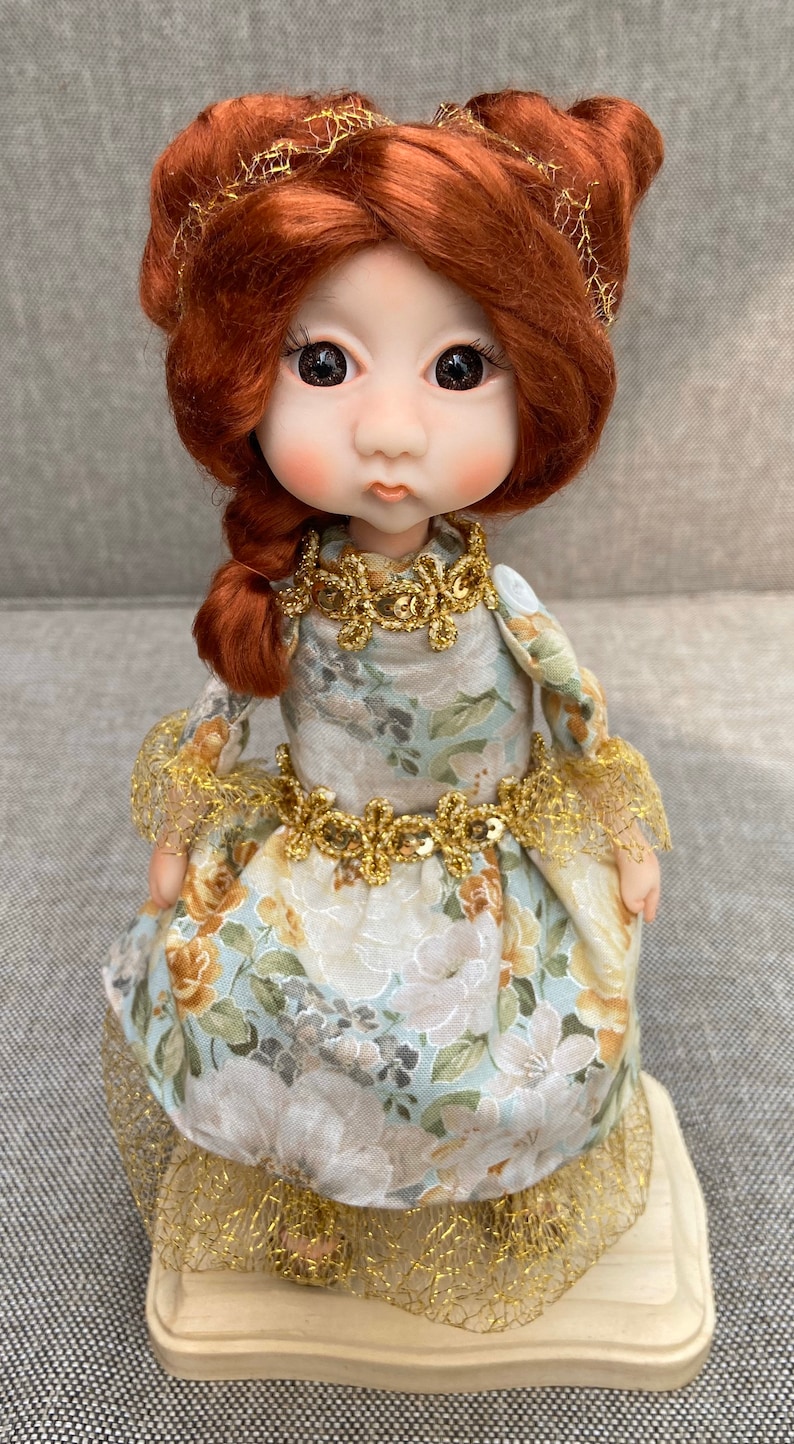Hand Sculpted Polymer Clay Art Doll OOAK Art Doll for Home Etsy