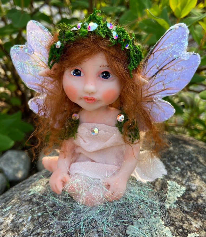 Whimsical Fairy Figurines for Indoor Garden, Miniature Fairies for Fantasy Decor image 2