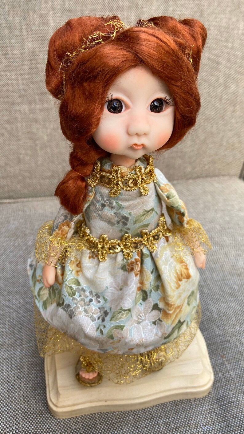Hand Sculpted Polymer Clay Art Doll OOAK Art Doll for Home Etsy