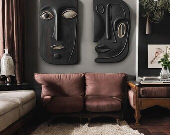 Eclipse Series Bohemian Wall Sculpture Set – 2-Piece Stunning Artistic 3D Wall Art for Home and Office Decor 90x120 cm (35x47 inches)