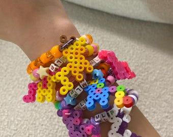 Mlp (my little pony) Kandi perler bracelets